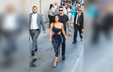 Kim Kardashian S Ribs Pop Out Of Outfit After Skinny Comments