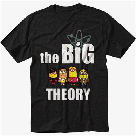 Big Bang Minions Black T Shirt Screen Printing