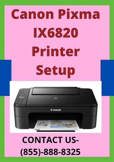 Canon® is a japanese multinational industry that offers a large number of imaging gadgets from. Guidelines For Canon Pixma IX6820 Printer Setup