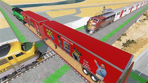 Realistic Train Crashes 1 Beamng Drive Youtube