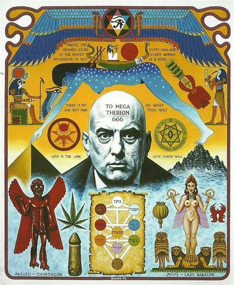 Aleister Crowley Thelema Occult Aleister Crowley Illuminati Art