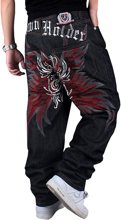 Coogi Hip Hop Baggy Jeans 40 X 35 Denim Embroidered Stitching Mens