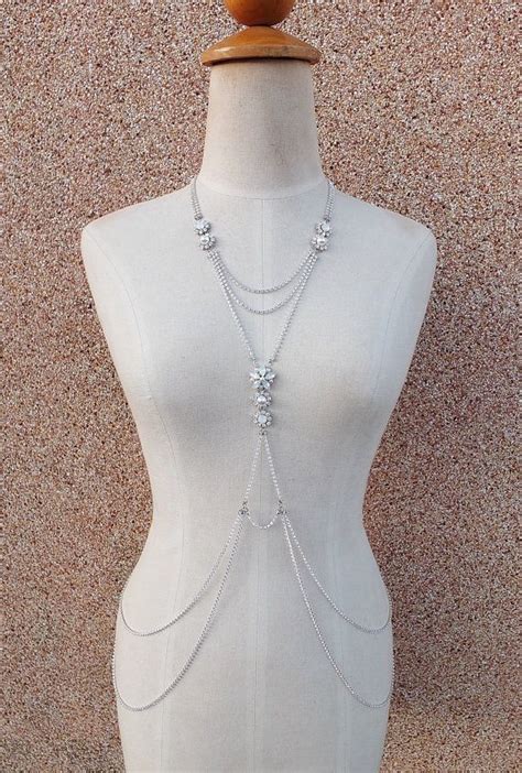 Swarovski Bridal Body Jewelry White Opal Body By Meldadebride With