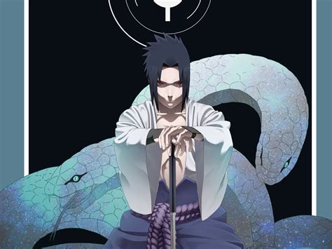 Naruto Sasuke Uchiha Snake 1080p Wallpaper Hdwallpaper Desktop
