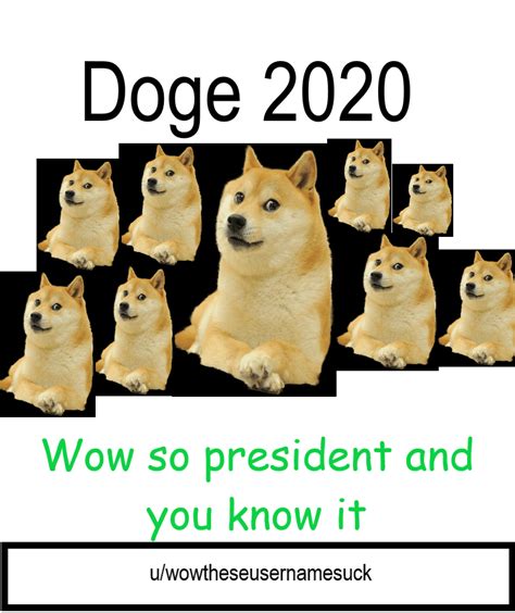 Doge For President 2020 Rdoge