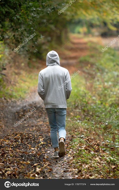 Picture Boy Walking Alone Teenage Boy Walking Alone On An Atumn Day