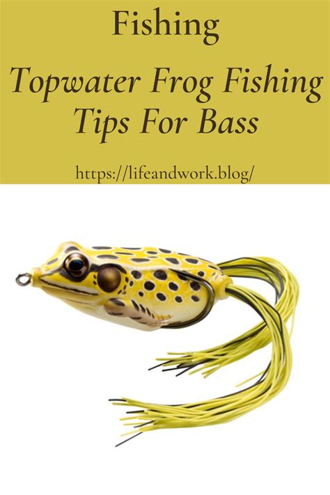 Topwater Frog Fishing Tips For Bass