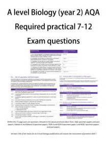 New Spec Required Practical Exam Questions Workbook A Level Biology Year 2 A2 By Alevelbioboss