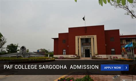 Paf College Sargodha Admission