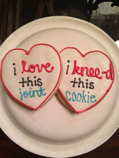 Take a few minutes to learn how the day will unfold. Cookies for someone having knee replacement surgery. Made ...
