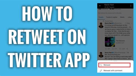 how to retweet on twitter app youtube
