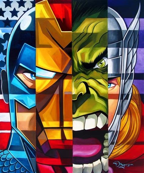 Tim Rogerson Avengers Avengers Art Avengers Painting Marvel Paintings