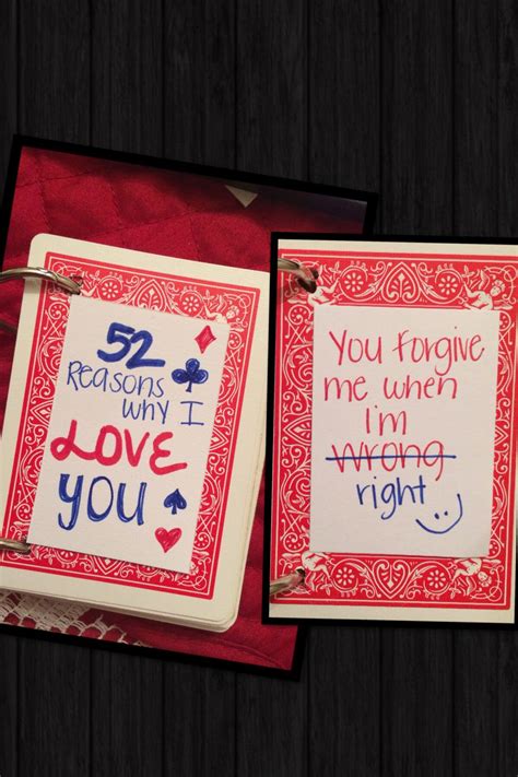 52 Reasons Why I Love You Cards Do It Yourself Pinterest 52