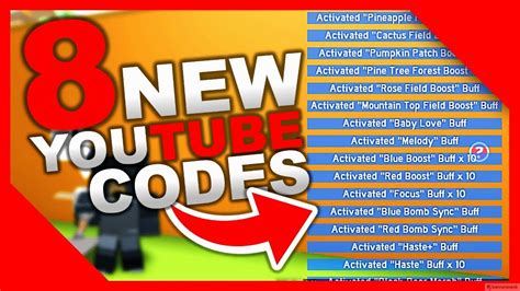 Bee swarm simulator codes can give items, pets, gems, coins and more. (UPDATE) 8 NEW *YOUTUBER CODES* FOR BEE SWARM SIMULATOR - YouTube