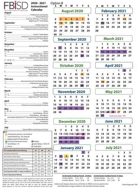 Fbisd 2024 Calendar