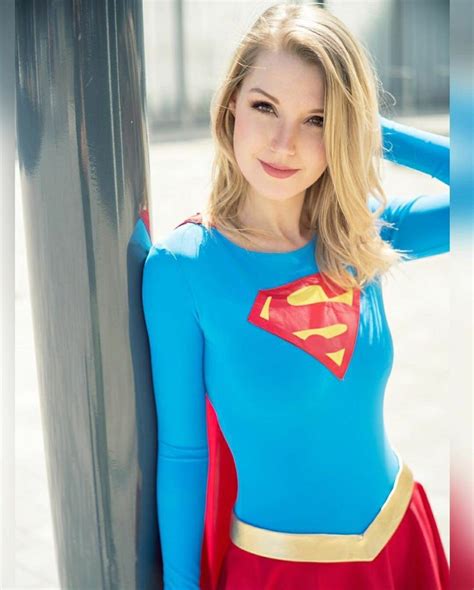 Beautiful Supergirl Classic Costume Cosplay Supergirl Cosplay