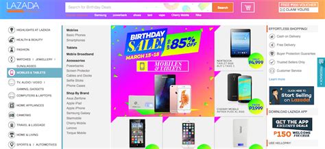 Lazada is available for users with the operating system android 2.3 or later, and it is available in english. 11 popular online shopping sites in the Philippines