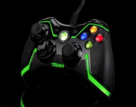 Collectors Edition R3c0nf1gur3d Green Xbox 360 Tron Controller