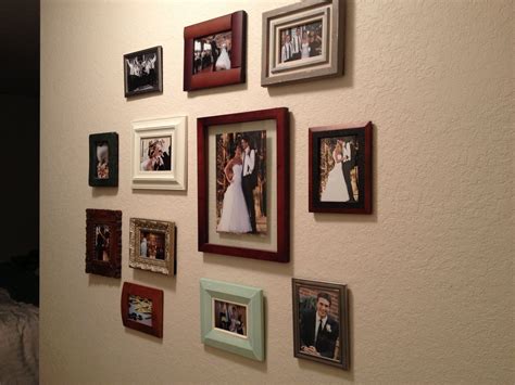 Picture wall. Random frames. | Gallery wall, Picture wall, Wall