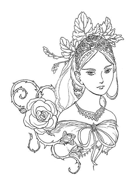 54 Best Images About Queen And Princess Coloring Pages On