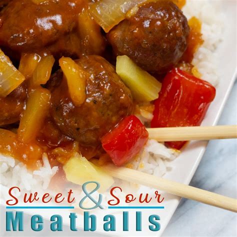 Sweet And Sour Meatballs Devour Dinner Sweet And Sour Meatballs