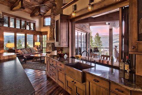 Rustic Ranch House In Colorado Opens To The Mountains Rustic House