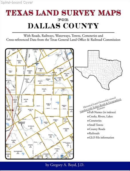Texas Land Survey Maps For Dallas County Arphax Publishing Co