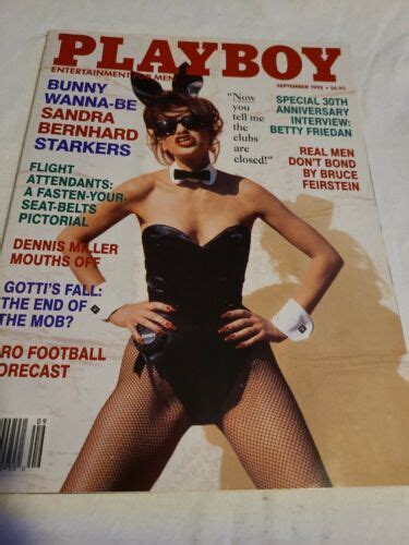 Playbabe September Sandra Bernhard Dennis Miller Morena Corwin Magazine EBay