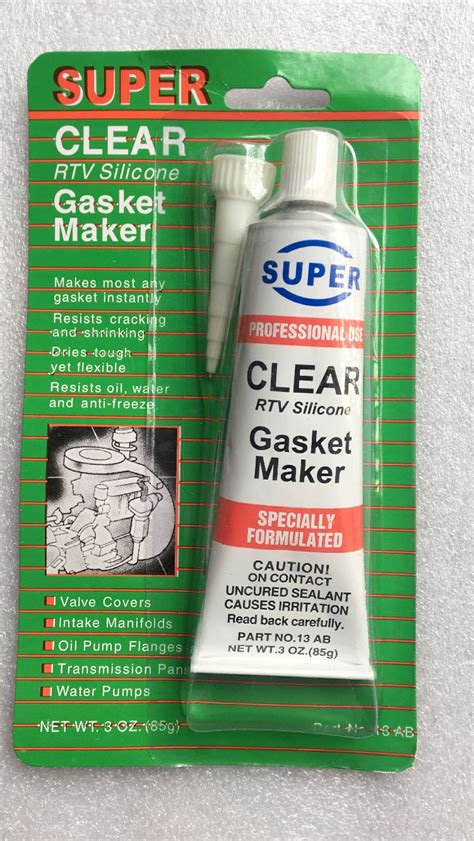Bossil Clear Rtv Silicone Gasket Maker High Temp F Professional Use