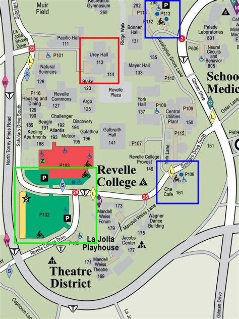 Campus Map Parking Eccc 2016 Map