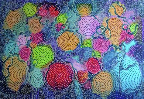 Psychedelic Garden 19 Painting By Marina Krylova Pixels