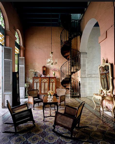 Pin By Melody Komisar On Interieurs Cuban Decor Cuban Architecture Home