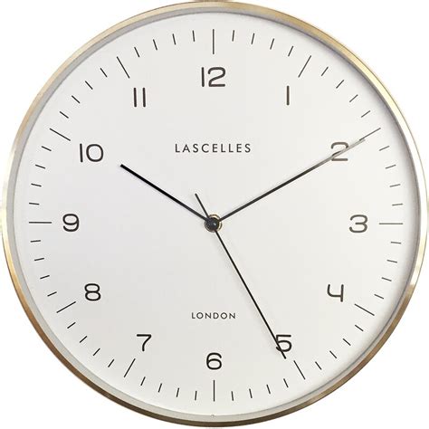 Roger Lascelles Clocks Metal Wall Clock And Reviews Uk