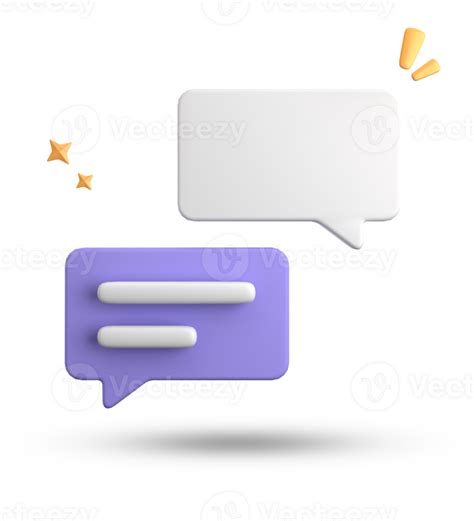 3d Rendering Of Speech Bubble 3d Pastel Chat Icon Set Set Of 3d Speak