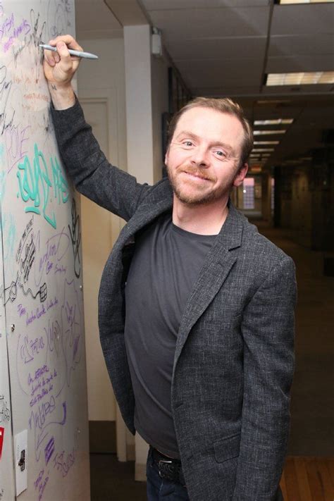 Simon Pegg Because He Is All That Is Right With Comedy Simon Pegg
