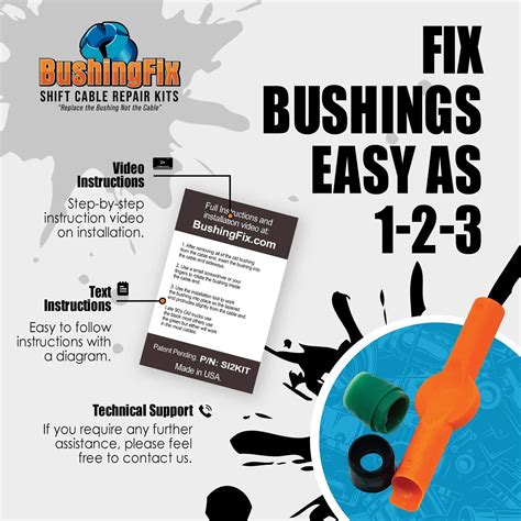 Bushingfix Si Kit Automatic Transmission Shift Cable Bushing Repair