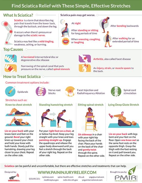 These 11 easy physical therapy for sciatica exercises have shown to relieve pain in less than 15 minutes for most of sciatica sufferers. Find Sciatica Relief with These Simple, Effective ...