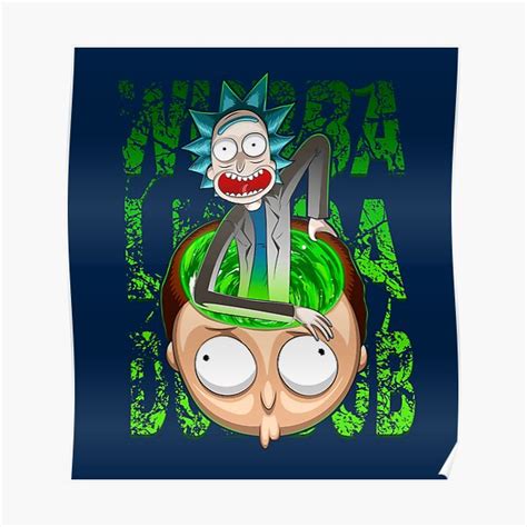 rick in your head poster by simplet s redbubble