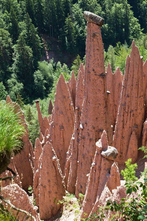 Ritten Earth Pyramids These Spiky Geological Formations Are Composed