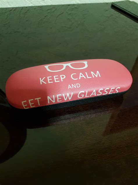 Bought New Glasses Today And It Came With This Case Onejob