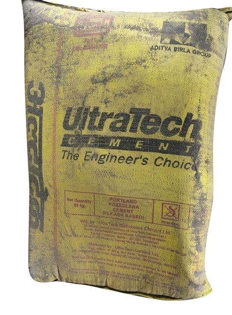 50kg Ultratech Ppc 53 Grade Cement At Rs 345bag Ultratech Cement In