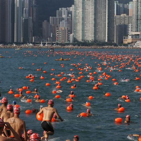 Hong Kongs Annual Cross Harbour Swim Race To Return To Tsim Sha Tsui