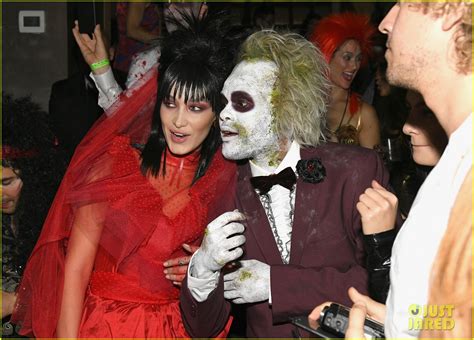 Model bella hadid and new love interest the weeknd head out in new york city together to run errands. Bella Hadid & The Weeknd Dress Up as 'Beetlejuice ...