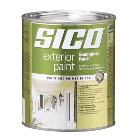 Sico Paint Supreme Exterior Acrylic Latex 817 503 875ml Réno Dépôt