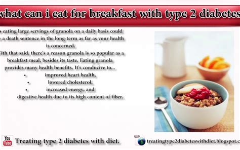 As long as you steer clear of treats with ott sugar and carb contents, dessert can be part of a healthy eating regimen. what can i eat for breakfast with type 2 diabetes good ...