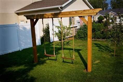 Play area backyard, Backyard swing sets, Swing set diy