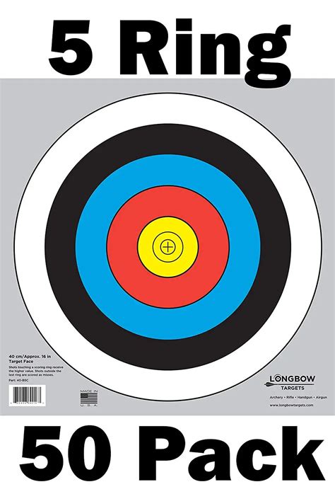 Full Page Printable Archery Target