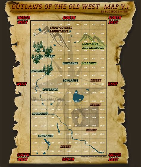 Outlaws Of The Old West Maps