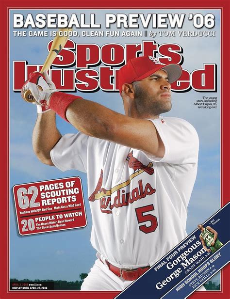 St Louis Cardinals Albert Pujols Sports Illustrated Cover By Sports