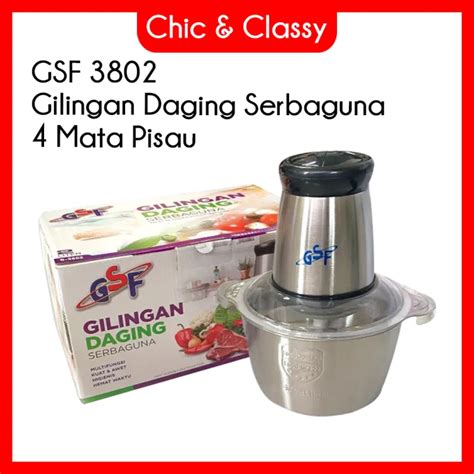 Gsf 3802 Gilingan Daging Serbaguna 4 Mata Pisau Gsf 3802 Blender